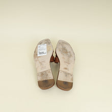 Hermes Gold Oran Sandal 35