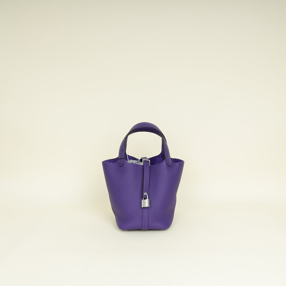 Hermes Purple Picotin Lock 18 Bag