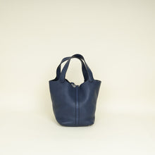 Hermes Navy Picotin Lock 22 Bag