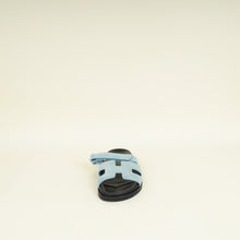 Hermes Bleu Jean Chypre Suede Goatskin Sandal 39