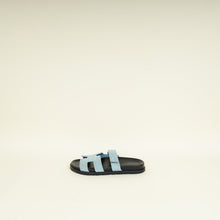 Hermes Bleu Jean Chypre Suede Goatskin Sandal 39