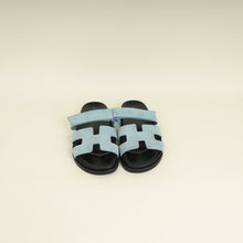 Hermes Bleu Jean Chypre Suede Goatskin Sandal 39