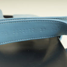 Hermes Bleu Jean Chypre Suede Goatskin Sandal 39