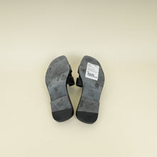 Hermes Noir Oran Sandal 35