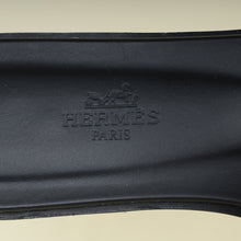 Hermes Noir Oran Sandal 35