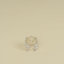 Hermes Silver Chaine D'ancre Enchainee Ring, Large Model 54