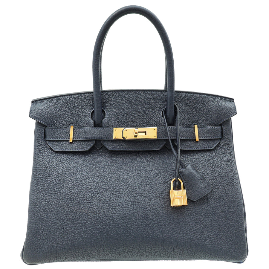 Hermes Bleu Nuit Birkin 30 Bag