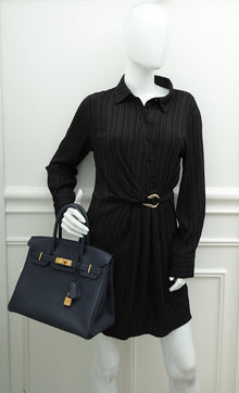Hermes Bleu Nuit Birkin 30 Bag