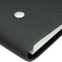Hermes Noir Ulysse MM Notebook Cover W/3 Refill