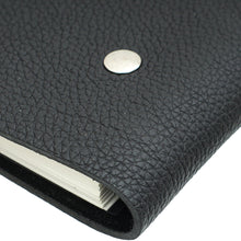 Hermes Noir Ulysse MM Notebook Cover W/3 Refill