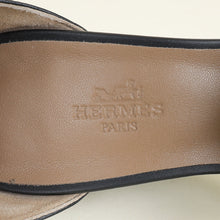 Hermes Noir Legend Sandal 37.5
