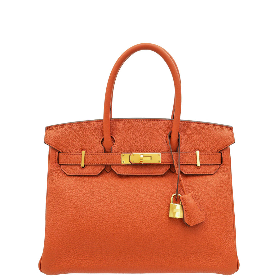 Hermes Cuivre Retourne Birkin 30 Bag