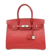 Hermes Rouge Casaque Retourne Birkin 30 Bag