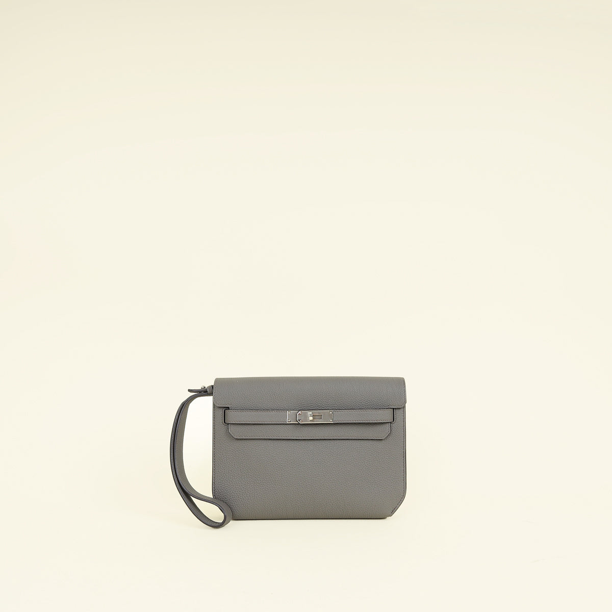 Hermes Gris Etain Kelly Depeches 25 Bag
