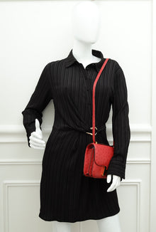 Hermes Rouge Vif Ostrich Constance 18 Bag