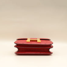 Hermes Rouge Vif Ostrich Constance 18 Bag