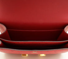 Hermes Rouge Vif Ostrich Constance 18 Bag