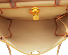 Hermes Bicolor Herbag Zip 31 PM Retourne Military Toile Vache Hunter Bag