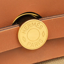 Hermes Bicolor Herbag Zip 31 PM Retourne Military Toile Vache Hunter Bag