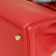 Hermes Rouge Vintage Kelly 28 Bag W/ Twilly
