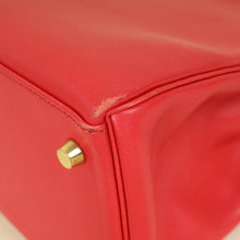 Hermes Rouge Vintage Kelly 28 Bag W/ Twilly