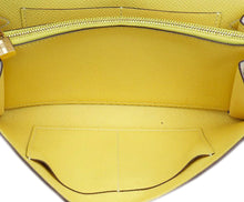 Hermes Nata Jaune Poussin Kelly Classique To Go Verso Wallet