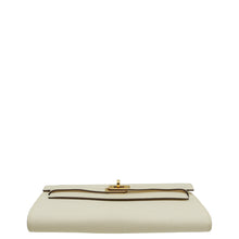 Hermes Nata Jaune Poussin Kelly Classique To Go Verso Wallet