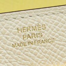 Hermes Nata Jaune Poussin Kelly Classique To Go Verso Wallet
