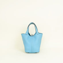 Hermes Bleu Du Nord Picotin Lock 18 Bag
