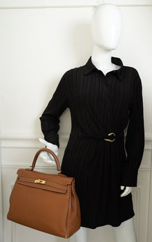Hermes Gold Retourne Kelly 35 Bag