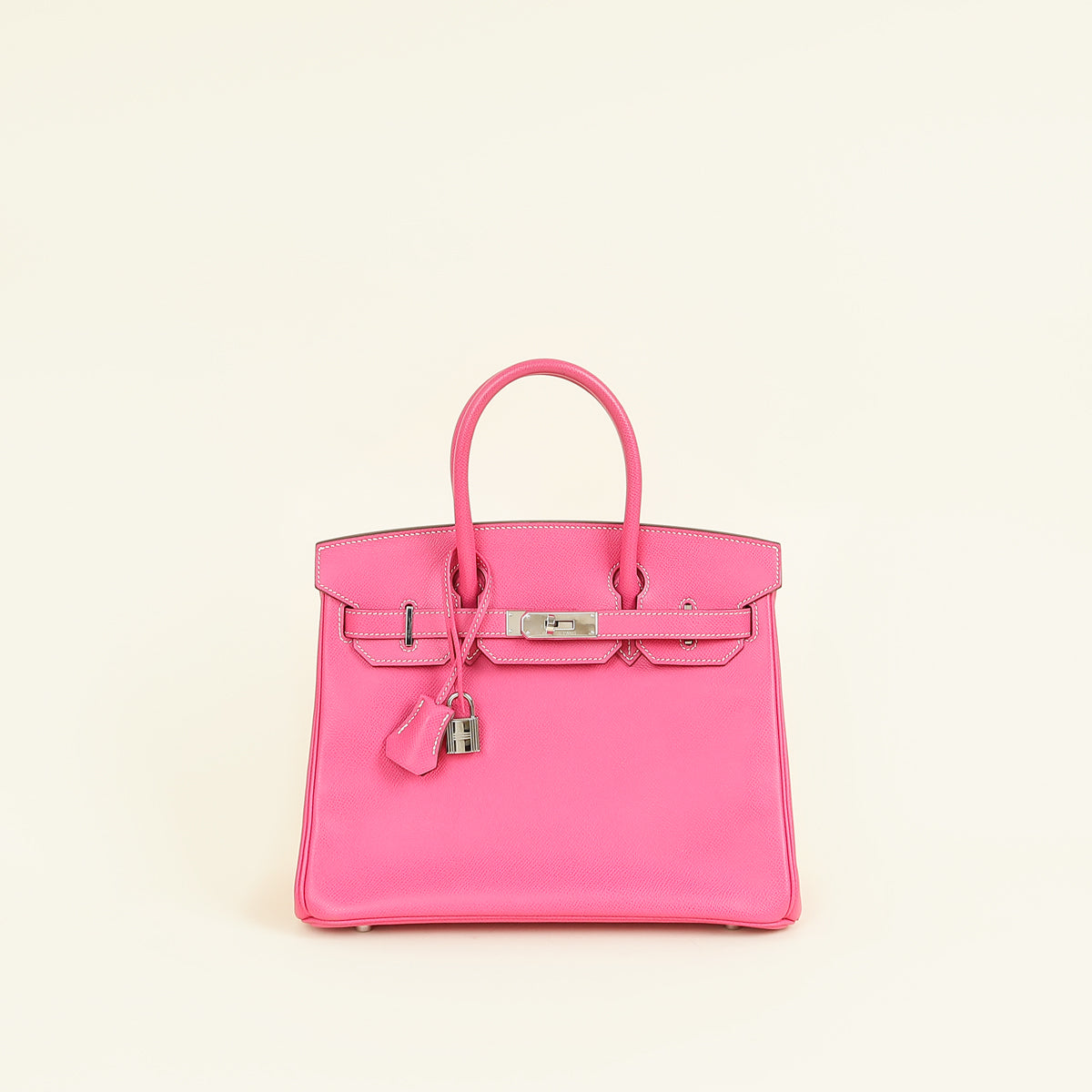 Hermes Rose Tyrien Rubis Candy Birkin 30 Bag
