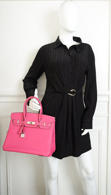 Hermes Rose Tyrien Rubis Candy Birkin 30 Bag