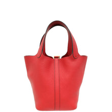 Hermes Rouge Casaque Picotin Lock 18 Bag