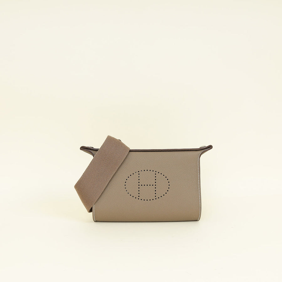 Hermes Etoupe Videpoches Faubourg Bag