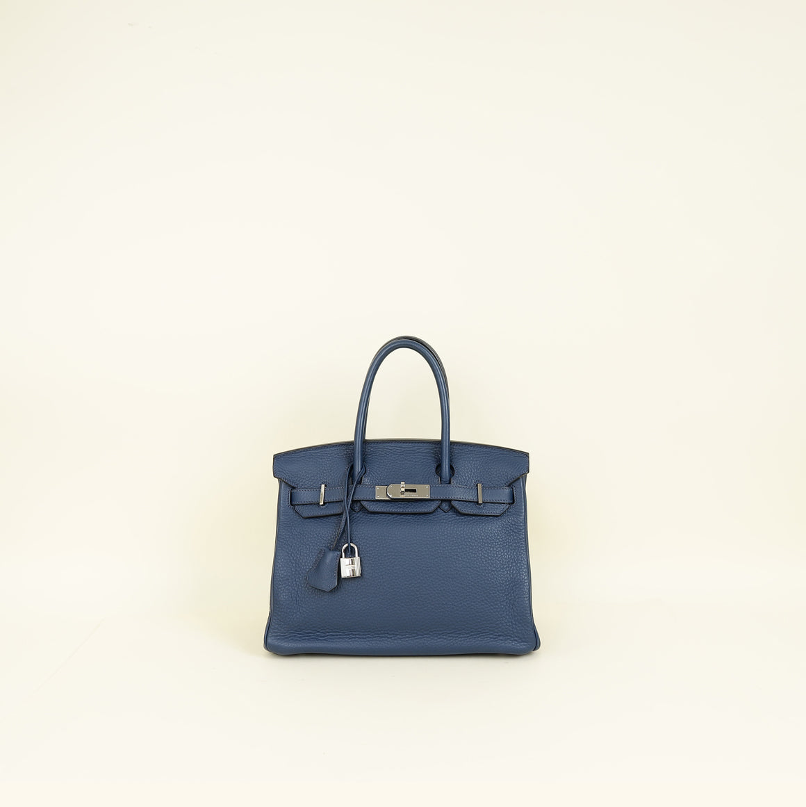 Hermes Bleu Royal Retourne Birkin 30 Bag
