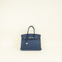 Hermes Bleu Royal Retourne Birkin 30 Bag