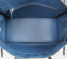 Hermes Bleu Royal Retourne Birkin 30 Bag