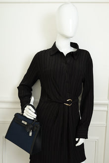 Hermes Bicolor Kelly 25 Sellier Quadrille Bag