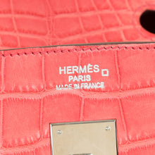 Hermes Bougainvillea Matte Alligator Retourne Birkin 35 Bag