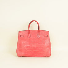 Hermes Bougainvillea Matte Alligator Retourne Birkin 35 Bag