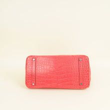 Hermes Bougainvillea Matte Alligator Retourne Birkin 35 Bag