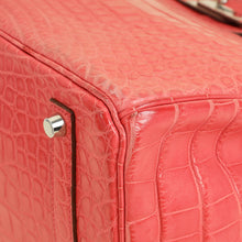 Hermes Bougainvillea Matte Alligator Retourne Birkin 35 Bag