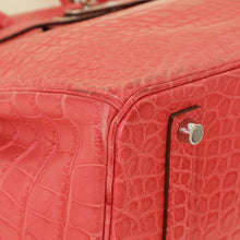 Hermes Bougainvillea Matte Alligator Retourne Birkin 35 Bag