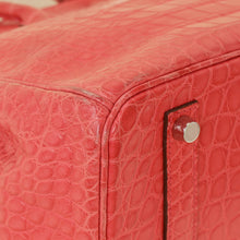 Hermes Bougainvillea Matte Alligator Retourne Birkin 35 Bag
