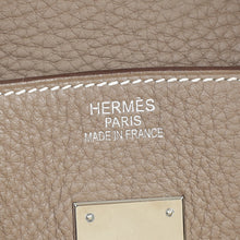Hermes Etoupe Retourne Birkin 35 Bag