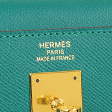 Hermes Malachite Sellier Kelly 35 Bag