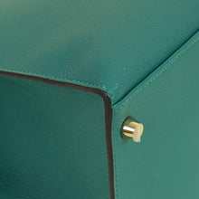 Hermes Malachite Sellier Kelly 35 Bag