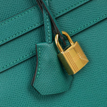 Hermes Malachite Sellier Kelly 35 Bag