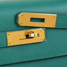 Hermes Malachite Sellier Kelly 35 Bag
