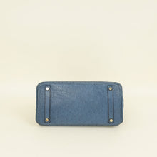 Hermes Mykonos Blue Ostrich Retourne Birkin 30 Bag